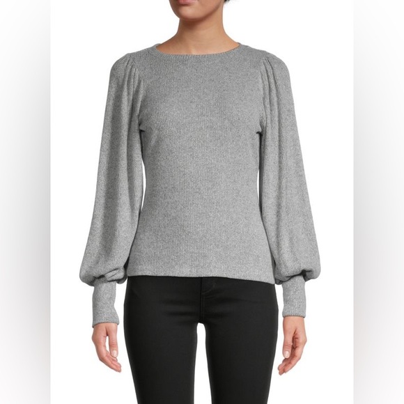 LOVE ADY: Balloon-Sleeve Sweater - Picture 1 of 3